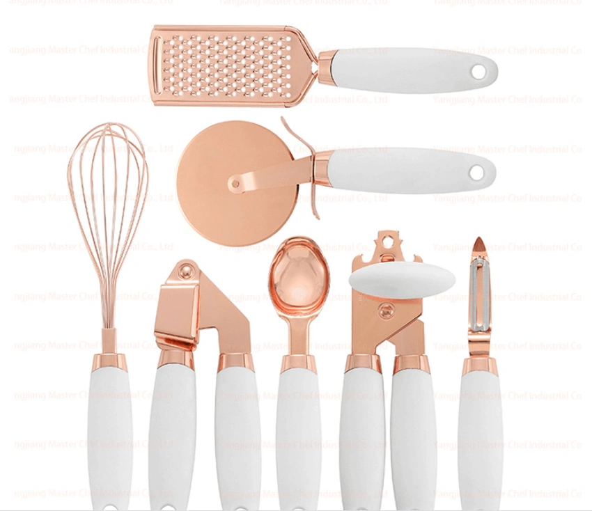 Copper Plated Kitchen Peeler Gadget Set