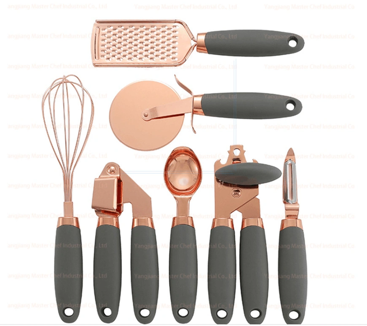 Copper Plated Kitchen Peeler Gadget Set
