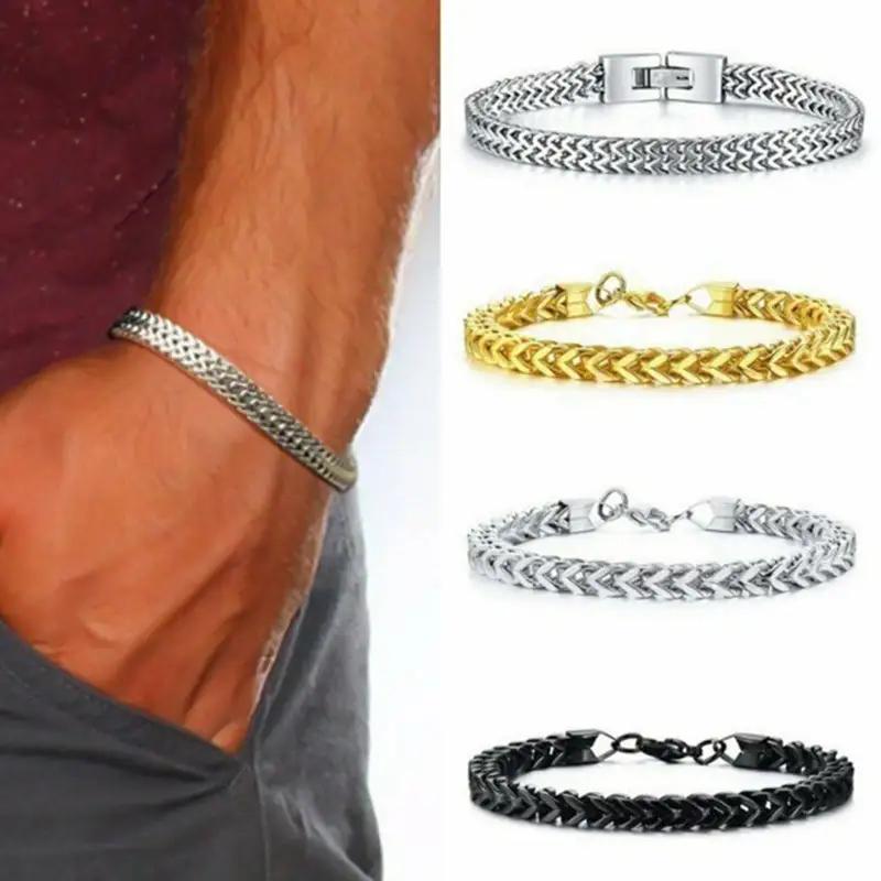 Stylish Stainless Steel Chain Bracelet
