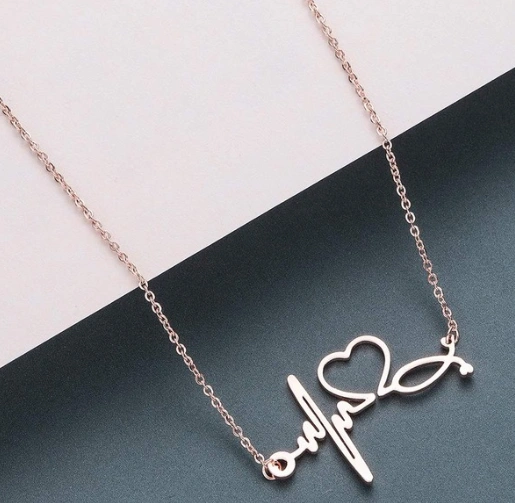 Heartbeat Love Heart Necklaces