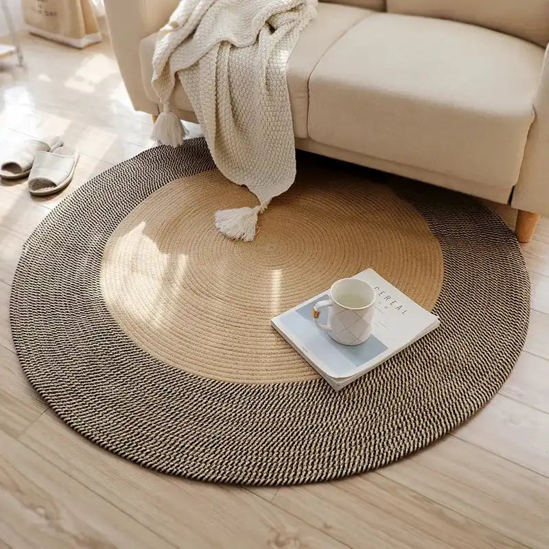 Circular Comfort Knitted Area Rugs