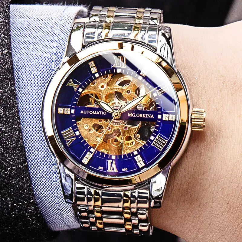 Luxury Skeleton Mens Automatic Watch