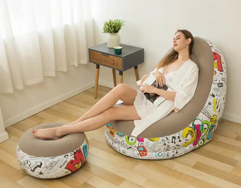 Portable Inflatable Lounger Couch