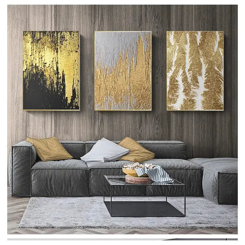 Gold Smelting Canvas Wall Art
